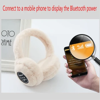 Bluetooth 5.0 Winter Warm Earmuffs Wireless Bluetooth Music Ear