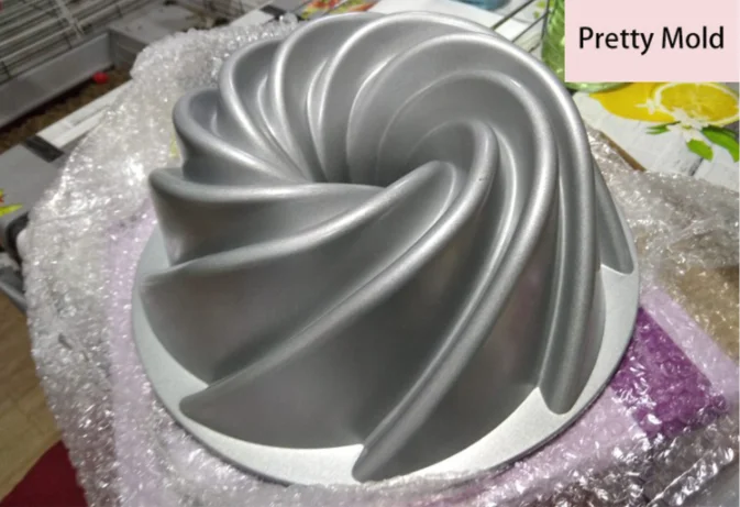 Mj Bakery Hot Sell Mini Bundt Cake Pan Mold Nordic Ware Bundt Pan Baking Aluminium