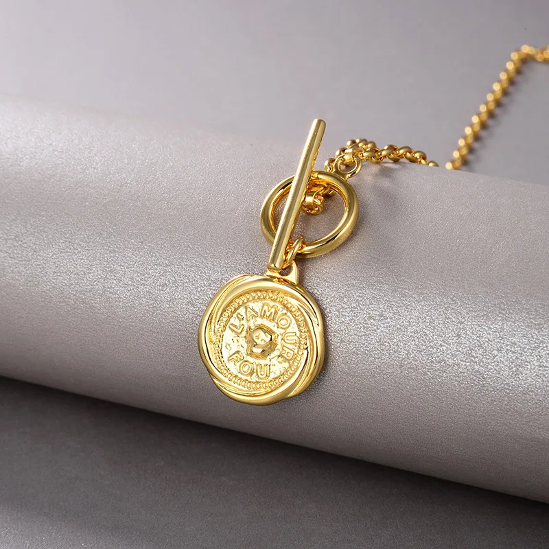 Vintage Style 18k Gold Rose Flower Bar 