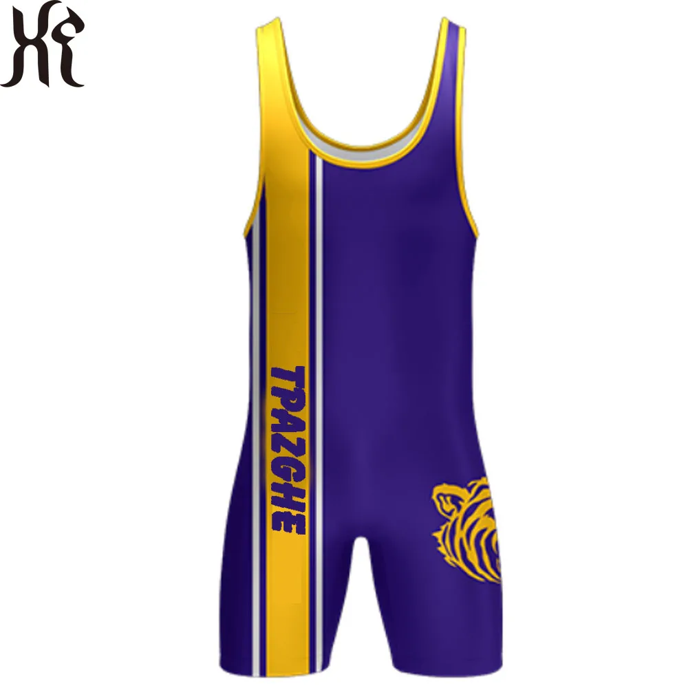 Wholesale Oem Odm Sublimation Professional Wrestling Uniform Singlets ...