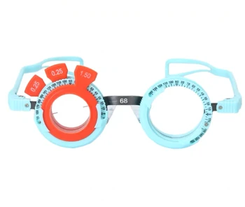 trial frame memory temple fixed PD scale 52mm 54mm 56mm 58mm 60mm 62mm 64mm 66mm 68 70mm optometry trial frame