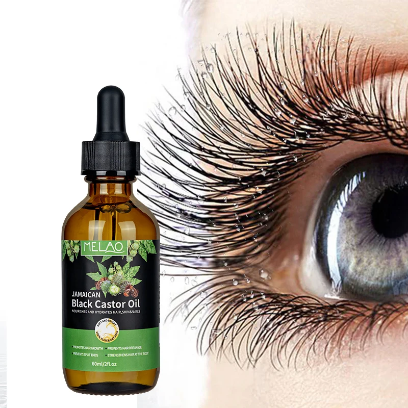 Customized Organic Pure Cold Pressed and Hexane Free Raw Vietnamese Hair Natural Eyelashes Hair Growth Castor Oil for Black Hair