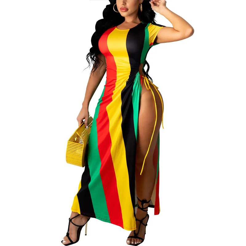 colourful maxi dress