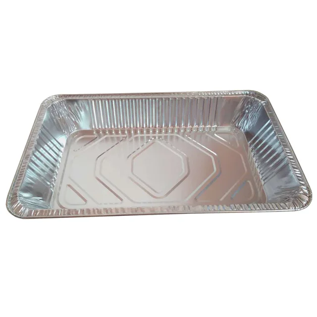 aluminum foil roast fish container 9600mm 525X339X77mm full size deep pan grilled roasting meat beed chafing dish