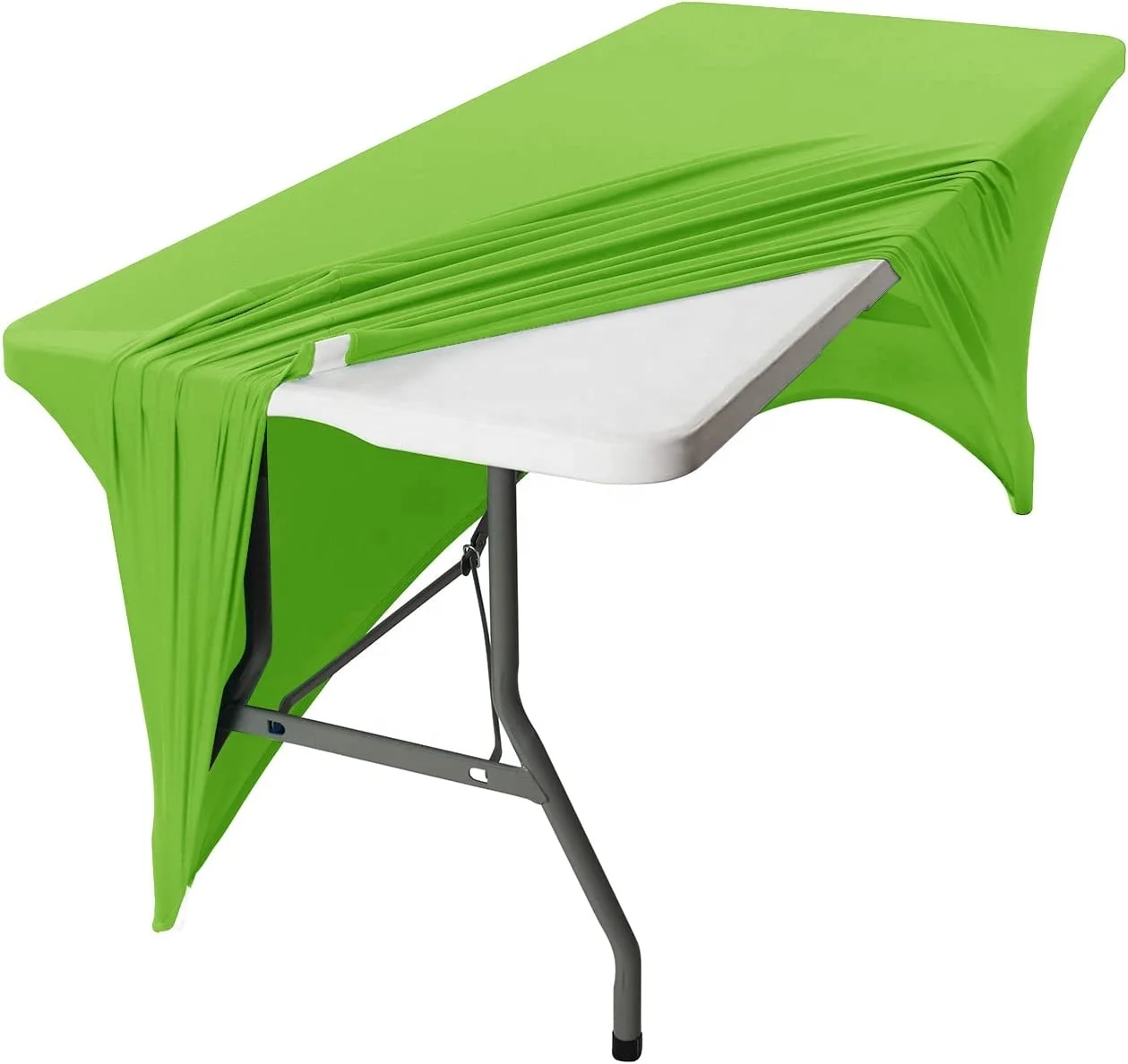 6ft Stretch Spandex Table Cover For Standard Folding Tables Universal