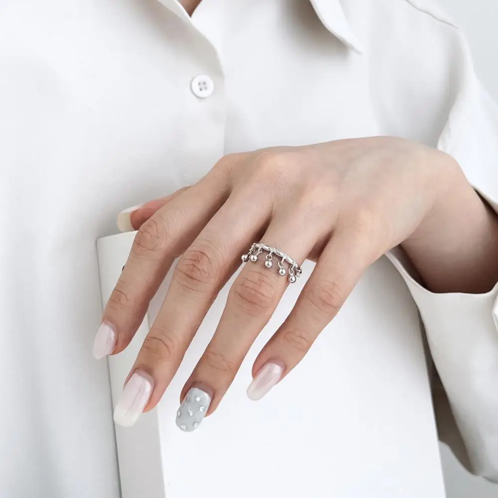KAKODIY Beehive Elegant Engagement Wedding 5A Zircon 925 Sterling Silver Ring for Women detail 8