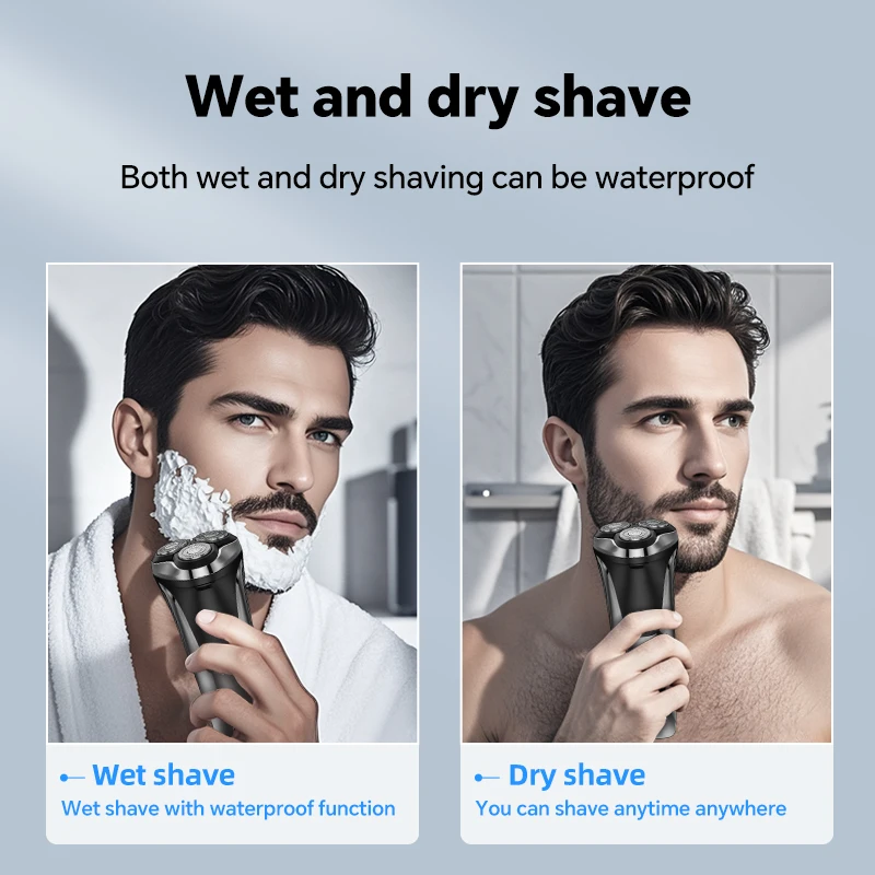 Intelligent Men's Electric Shaver Floating Structure New USB Travel-friendly; for Household RV Use Three Blades for Full Body manufacture