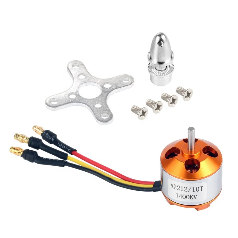 A2217 Brushless Motor For RC Drones – 1250KV Quadcopter Upgrade (Alloy, 27.8x32mm)