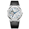 Silver+Leather strap-1