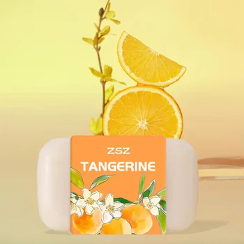 ZSZ Tangerine Handmade Bath Soap Wholesale blanchissant de corps savon de main industriel Handgemachte Seife Zeep Description