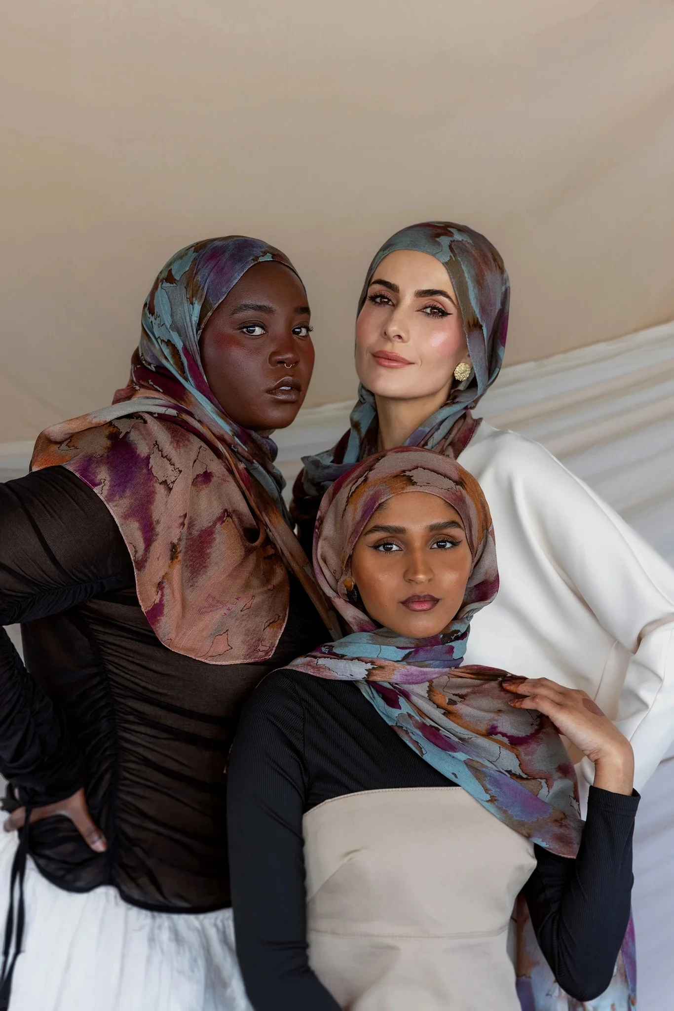 2024 New Customize Same As Vela Modal Printed Modal Fabrics Hijab Scarf Muslim Women Modal Cotton Hijab Scarf