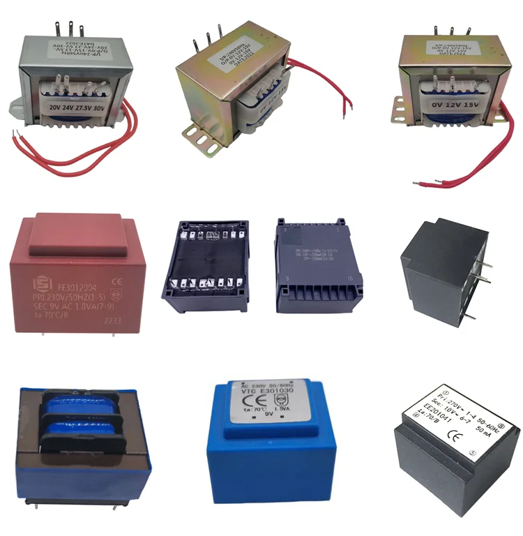 24V 15V 9V 100VA Mini Control Voltage Transformer EI 66*36 Power Silicon Steel Iron Core Transformer