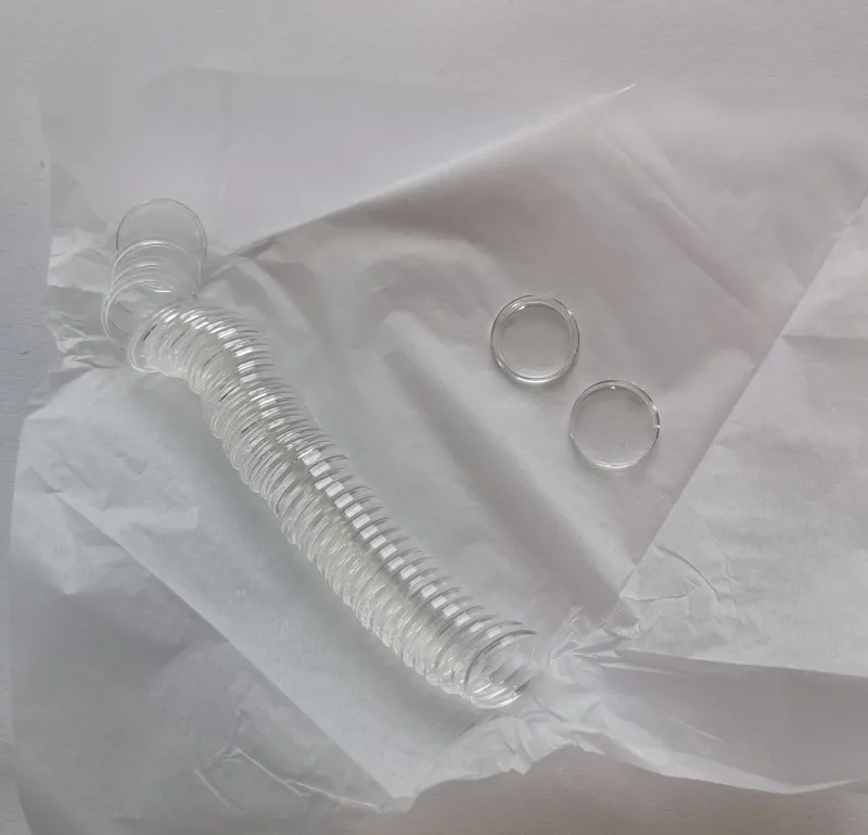 Lot De 10 Capsules Rondes En Acrylique Transparent 65 Mm – Pour Pièces De Monnaie, Protection Et Rangement