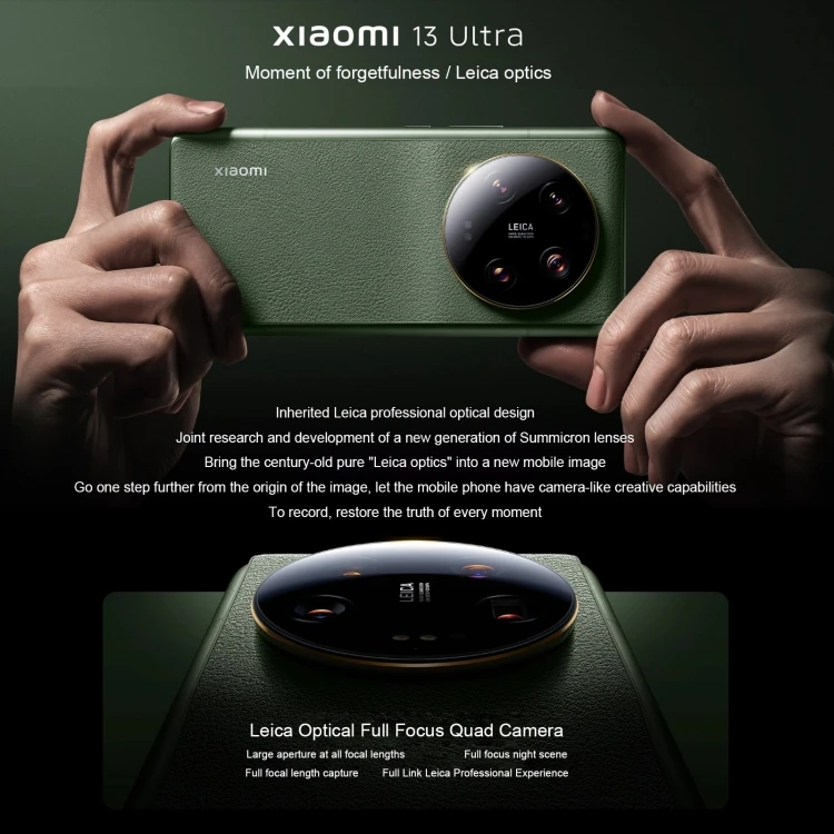 Yeni Xiaomi 13 Ultra 50MP Kameralı, 16GB+1TB Akıllı Telefon