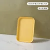 20 bandejas extra pequeñas - amarillo claro