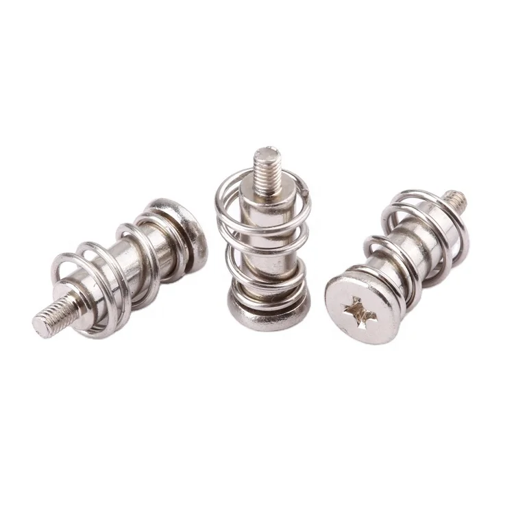 Customization fasteners phillips sleeve spring screw machine screw for chassis cooling rack