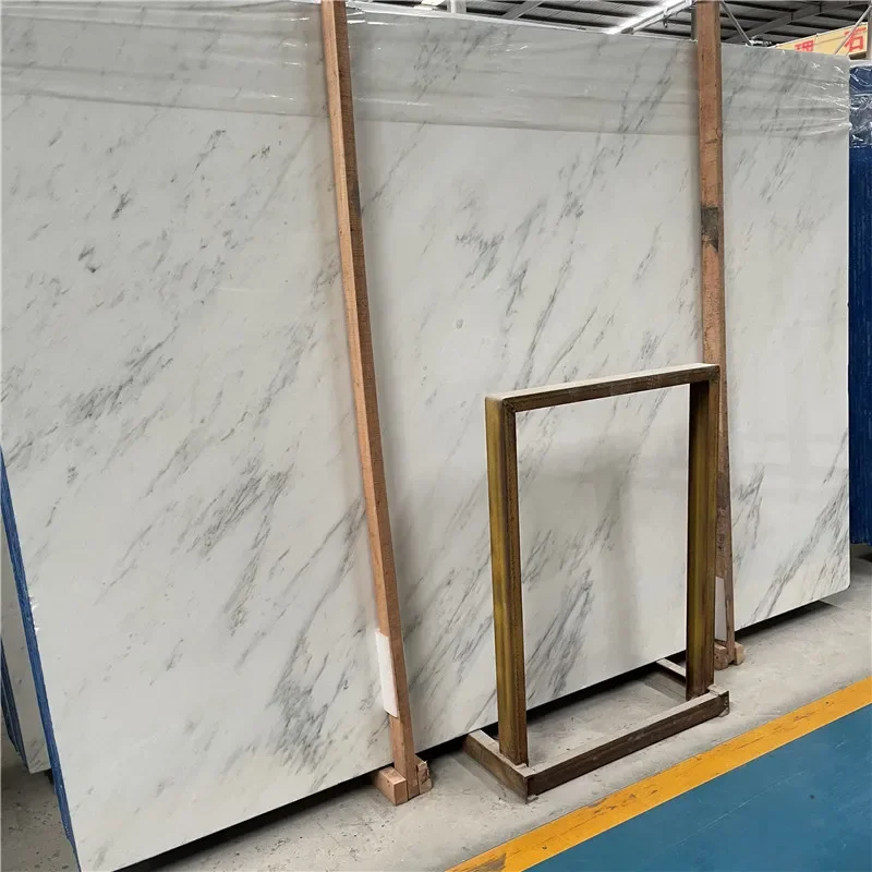 product stick china white of natural stone matte marble slab on floor tile-1