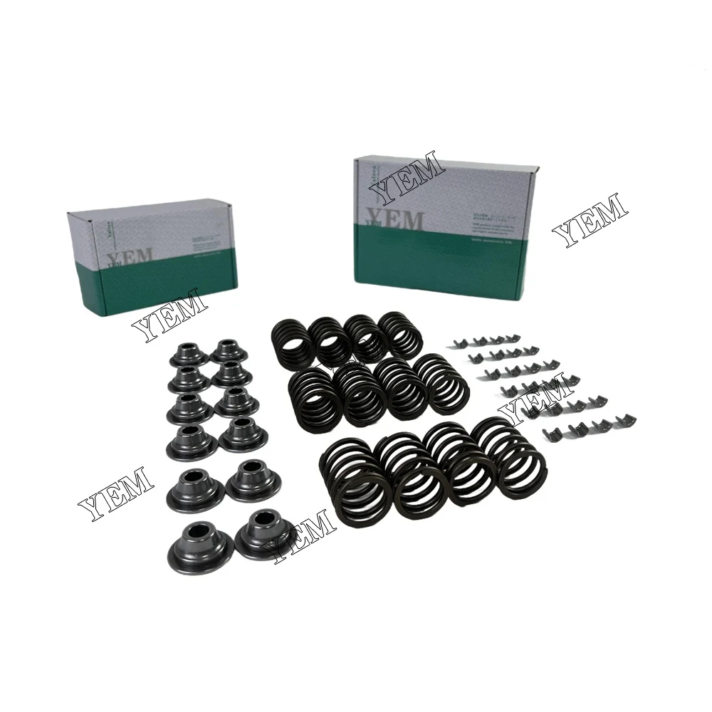 Z602 Z650 Z750 Z751 Valve Spring and Spring Seat Valve Cotter for Kubota Heavy Duty Engine Parts