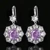 Purple  ear studs