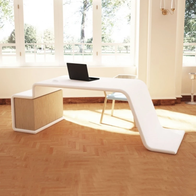 Rounded Desk Edge L Shape - Stylish & Durable Office Table