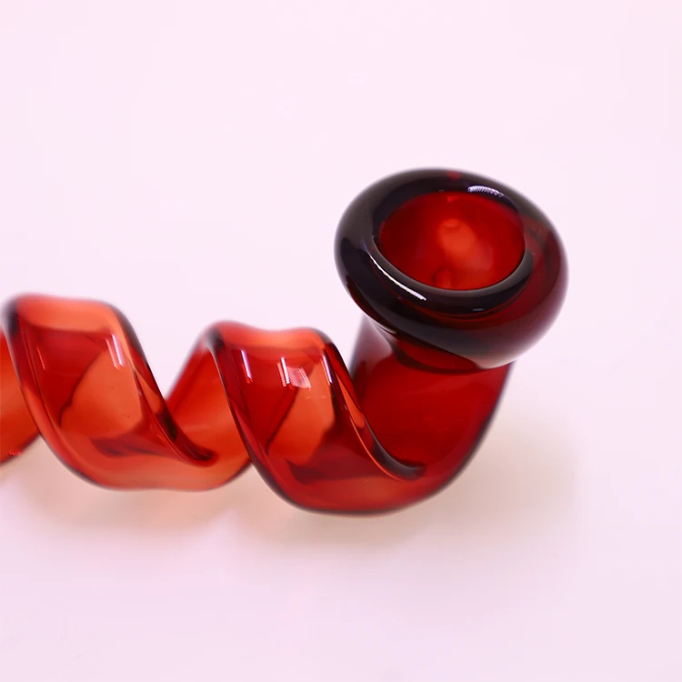 Fashion Trend Color in 2022 2021 New Custoizable Colored RED Borosilicate Glass Blowing Tube