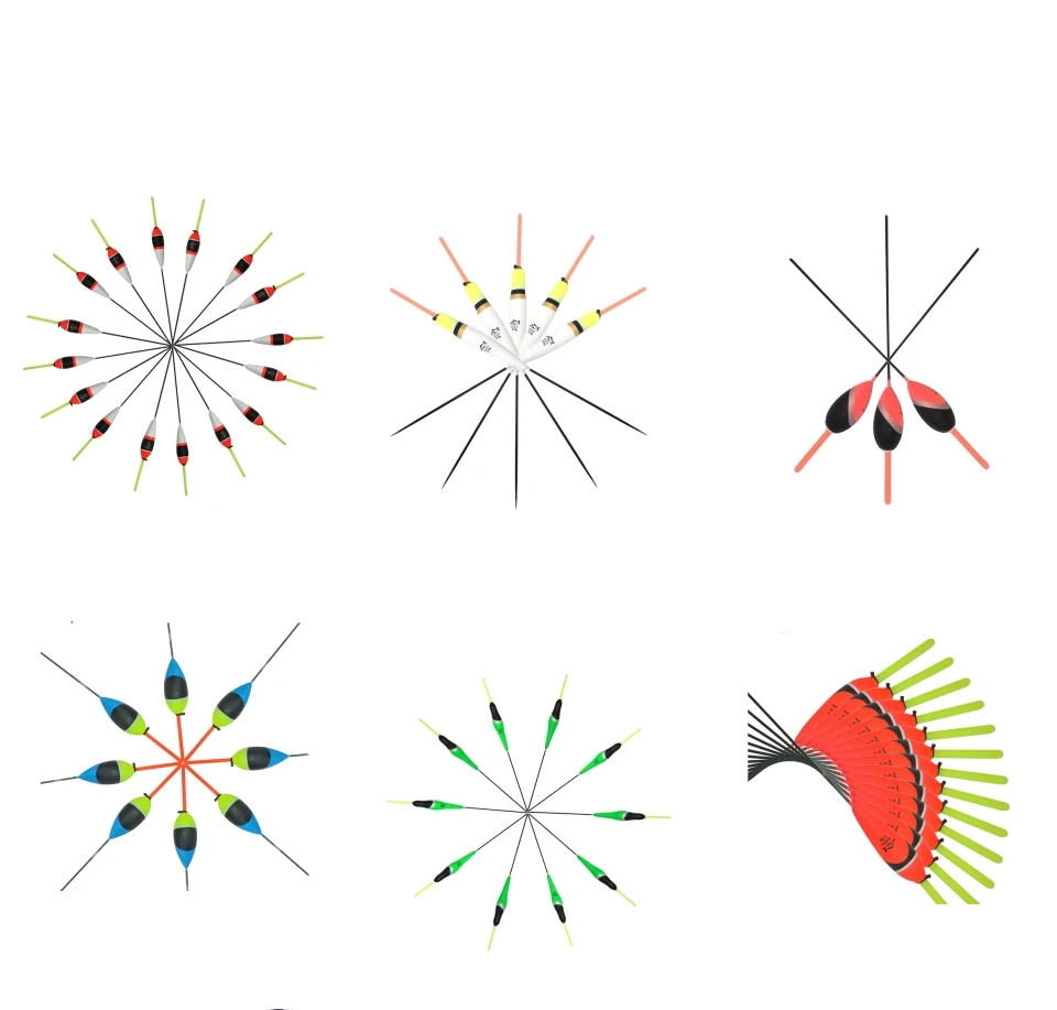 ENSEMBLE DE FLOTTEURS De P Che Fiables Avec 15 Pi Ces Blister Flotteurs