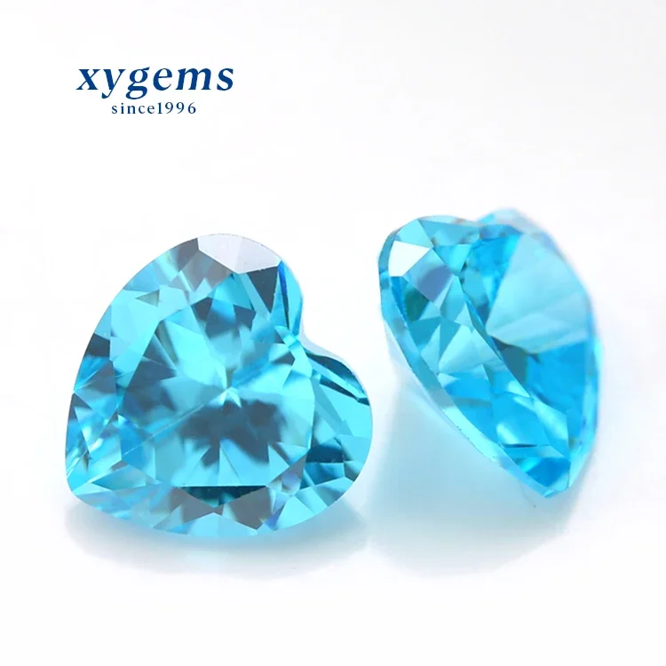 Wuzhou XY Gems Factory Wholesale 3a Diamond Cut Heart-shaped