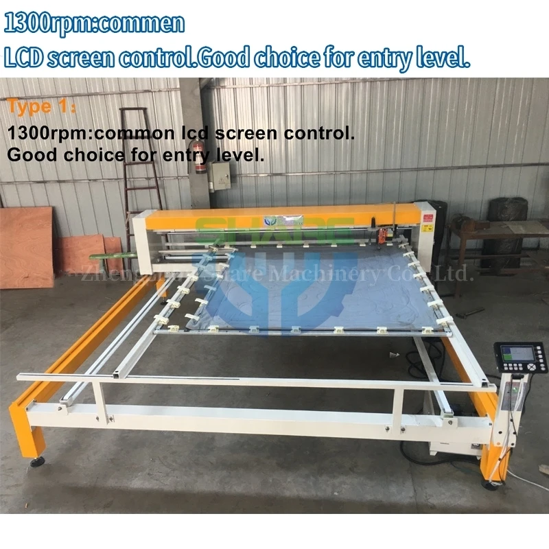 Automatic Long Arm Single Needle Quilting Machine CNC Bedcover One Head Mattress Quilting Making Machine Blanket Sewing Machine