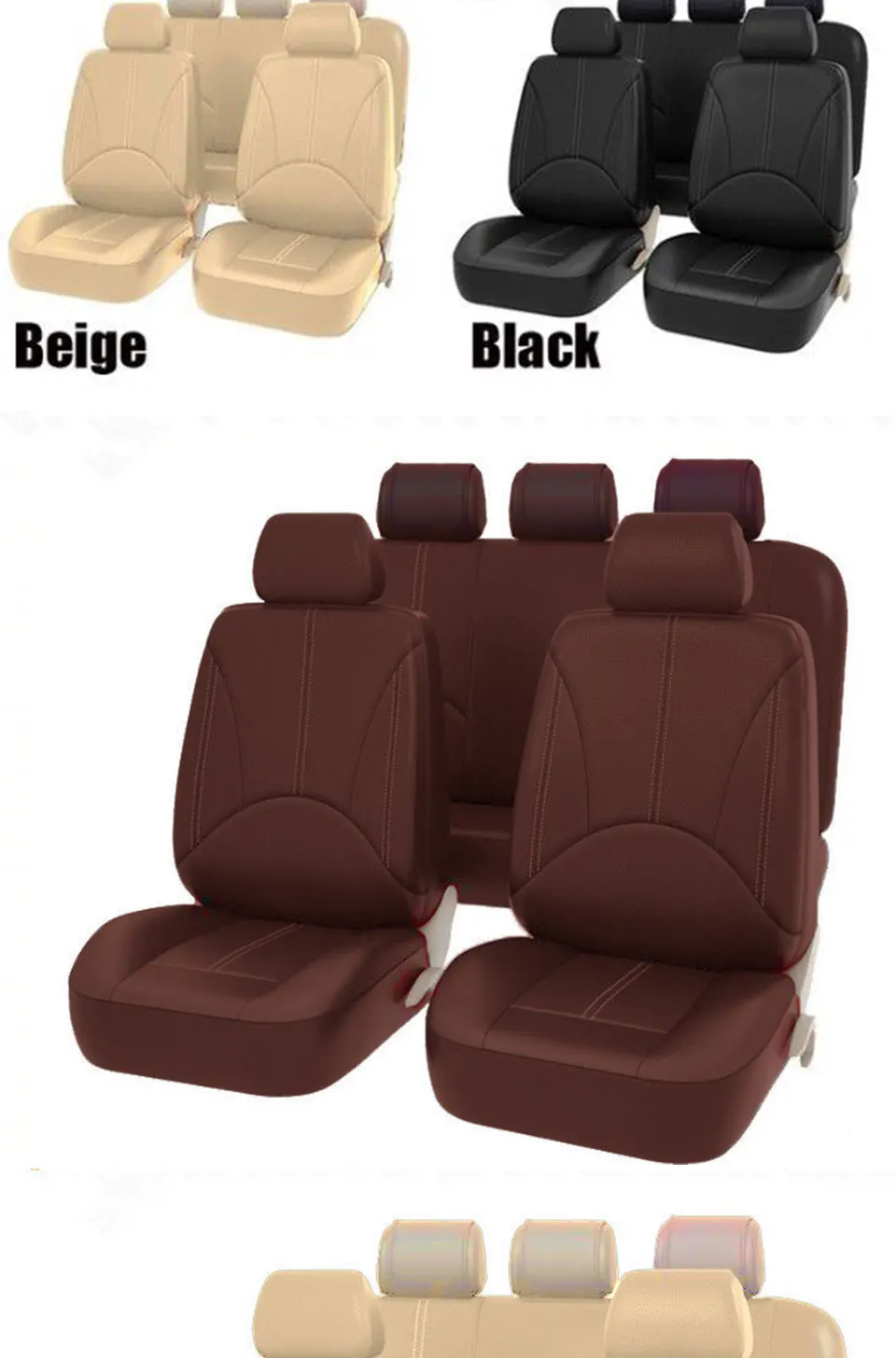 Hot Sale Universal Car Seat Cover For Luxury Cars Leather Seat Covers ...