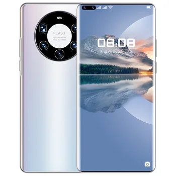 Global Version 7.3 Inch Full Screen Gaming Android 10.0 Smartphone Mate 40 Pro with 16+512GB Face Unlock 24+48MP 5G Cellular