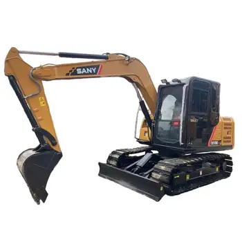 China Construction Machine Export Popular Small Hydraulic Digger SANY SY75C Crawler Excavator