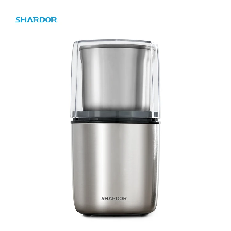 Electric Spice Grinder with 1 Removable Cup 304 Stainless Steel