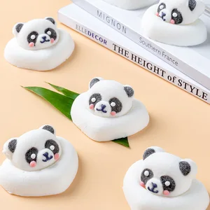 Panda Head Marshmallow  Individually Packaged Fruity Flavored Coffee Drink Companion Cartoon Cat Head