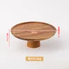 จานรองไม้ Acacia ขาสูง 25*25*10.5 ซม