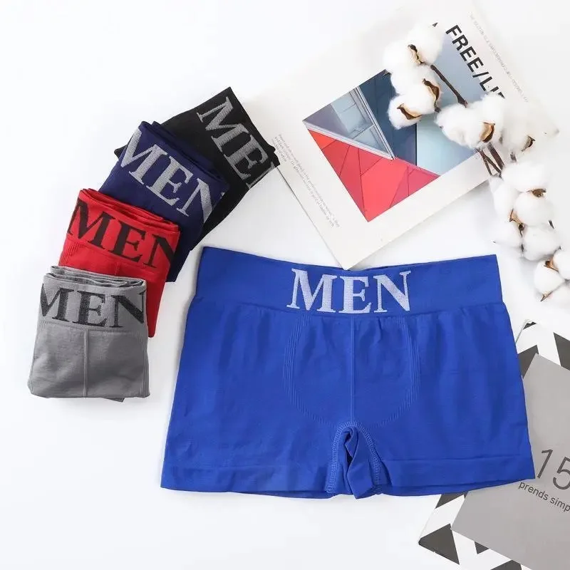 Brand Men's Wholesale Underwear Boxer Shorts Polyester Seamless ...