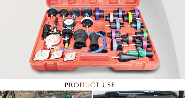 33pcs Auto Radiator Pressure Tester & Vacuum Type Cooling System ...