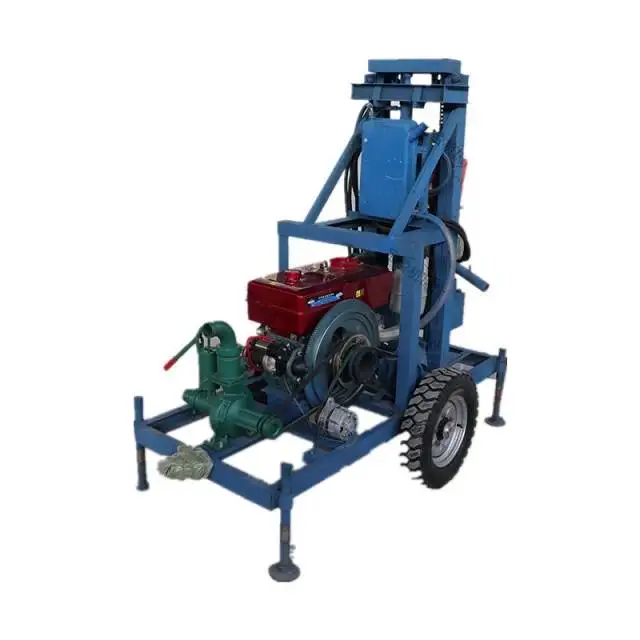 Crawler Type Water Well Drilling Rig Equipment / Deep Mine Drilling Rig