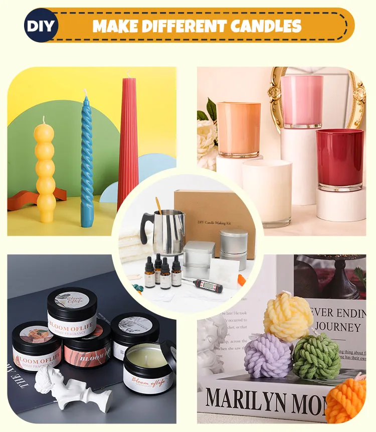 KONNI Pearl Wax Candle Making Kit With Sand & Soy Barbados