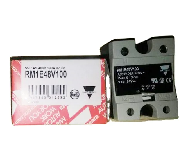 Relè Stato Solido Carlo Gavazzi RM1E48V100 Monofase - Nuovo Di Zecca! #LM