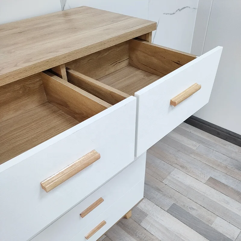 Деревянный шкаф с 6 ящиками комод выдвижными деревянный для хранения шкафы мебель