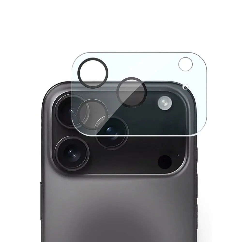 Laudtec Camera Lens Protector for iPhone 17 9H Tempered Glass HD Clear Anti-Scratch Case Friendly, Does Not Affect Night Shots