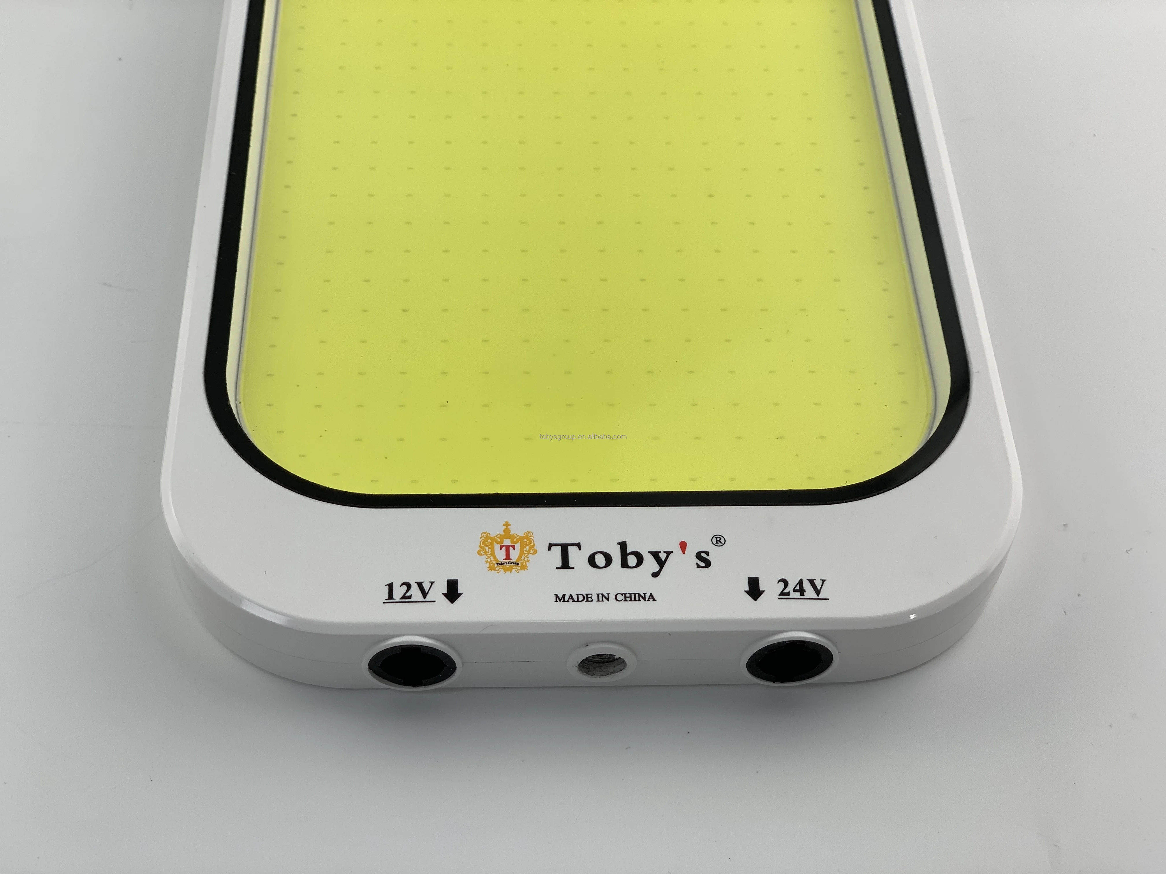 托比新款crl-b01 cob发光二极管面板灯12v 15w便携式野营灯户外灯夜