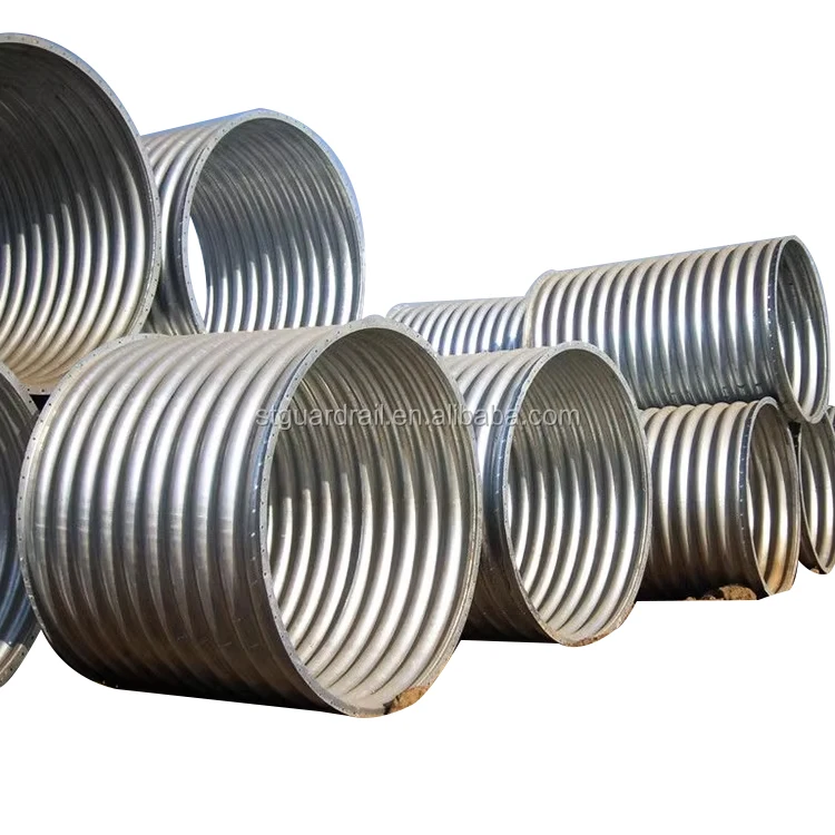 Large Diameter Corrugated Pipe Culvert Pipe Assemble Galvanized Corrugated Metal Steel Pipe Arch Drainage Culvert