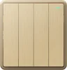 4 Gang 1 manera placa interruptor