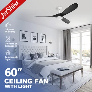 1stshine LED Ceiling Fan Silent Ventilateur Plafonnier 2026 New Wooden Ceiling Fan with Led Light