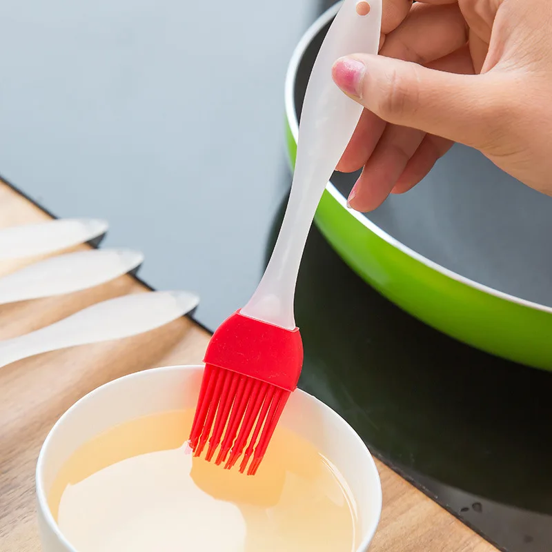Customized Baking Bakeware Pastry Oil Brush for BBQ Wholesale Durable BBQ Silicone Brush Basting Oil Pastry OEM & ODM Oil Brush details