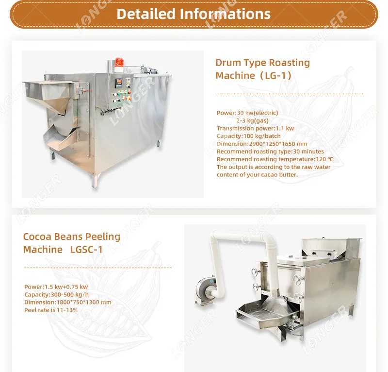 Commercial Cocoa Processing Production Line Cacao Butter Press Machine