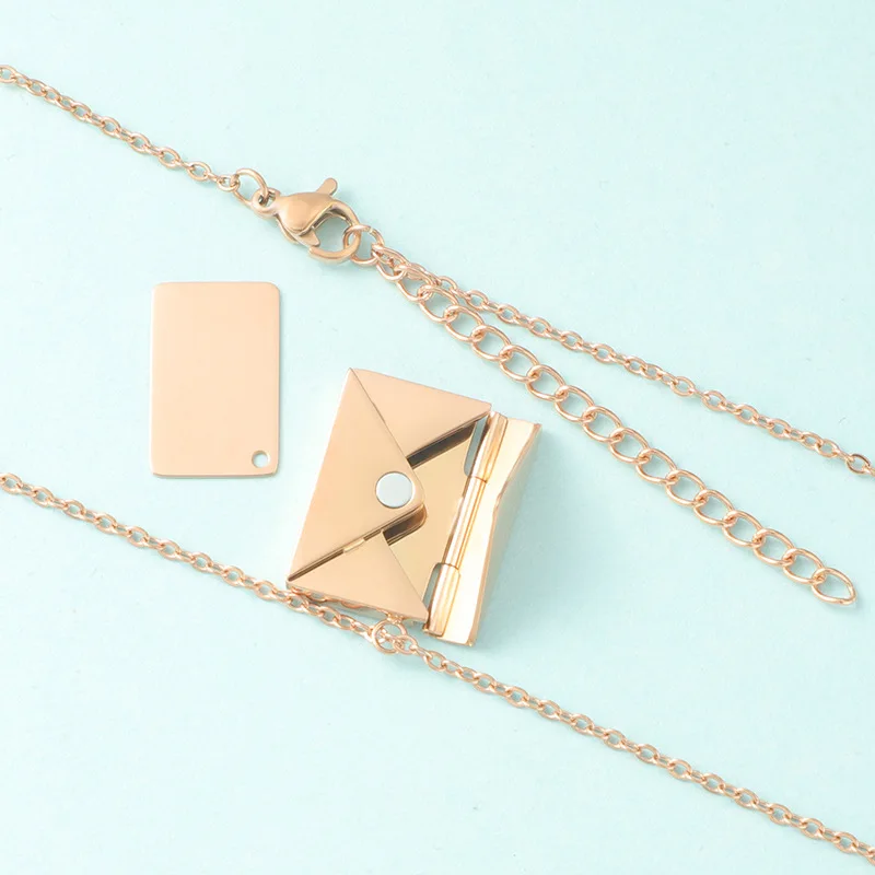 Love Letter Envelope Pendant Necklace
