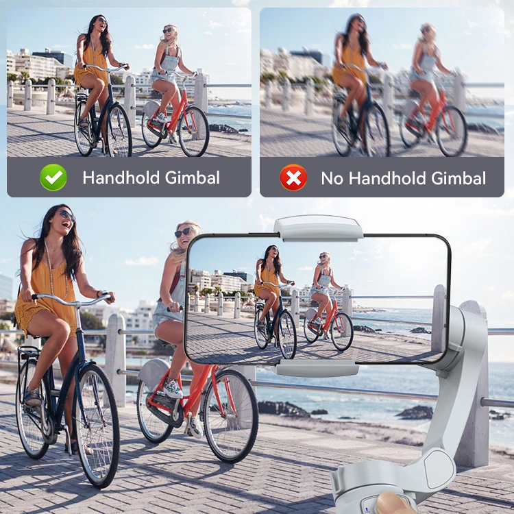 L7cpro Foldable Mobile Phone Gimbal Stabilizer with Ai Tracking