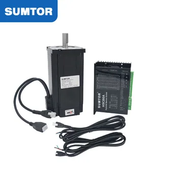 SUMTOR 1.8° NEMA 34 Stepper Motor with Encoder - 12NM Torque